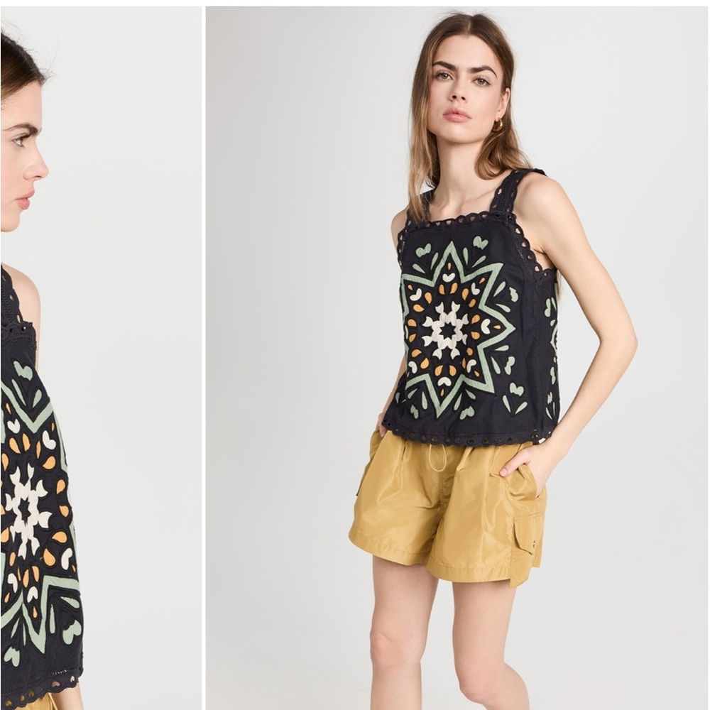 Sea New York- Kaia Kaleidoscope Applique Tank Top